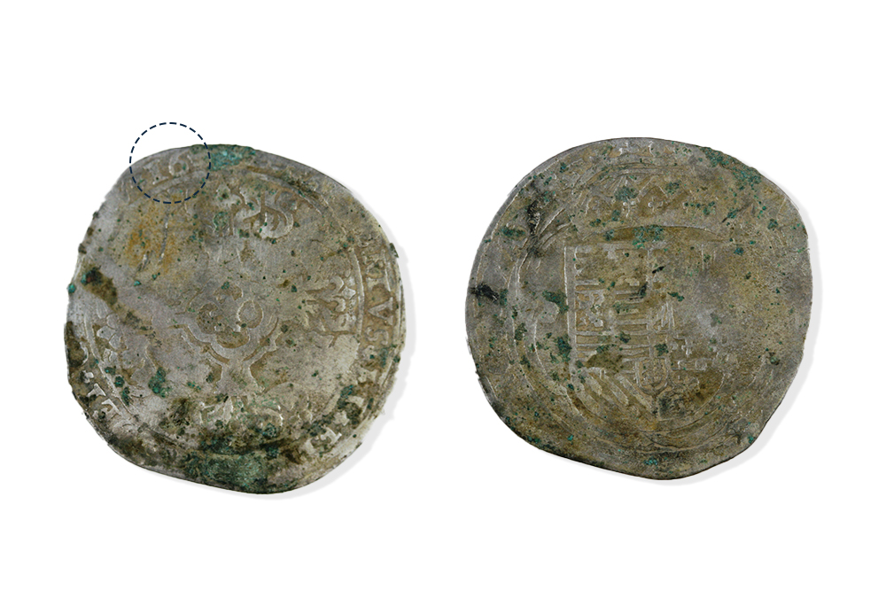 Méreau sur avers et son revers