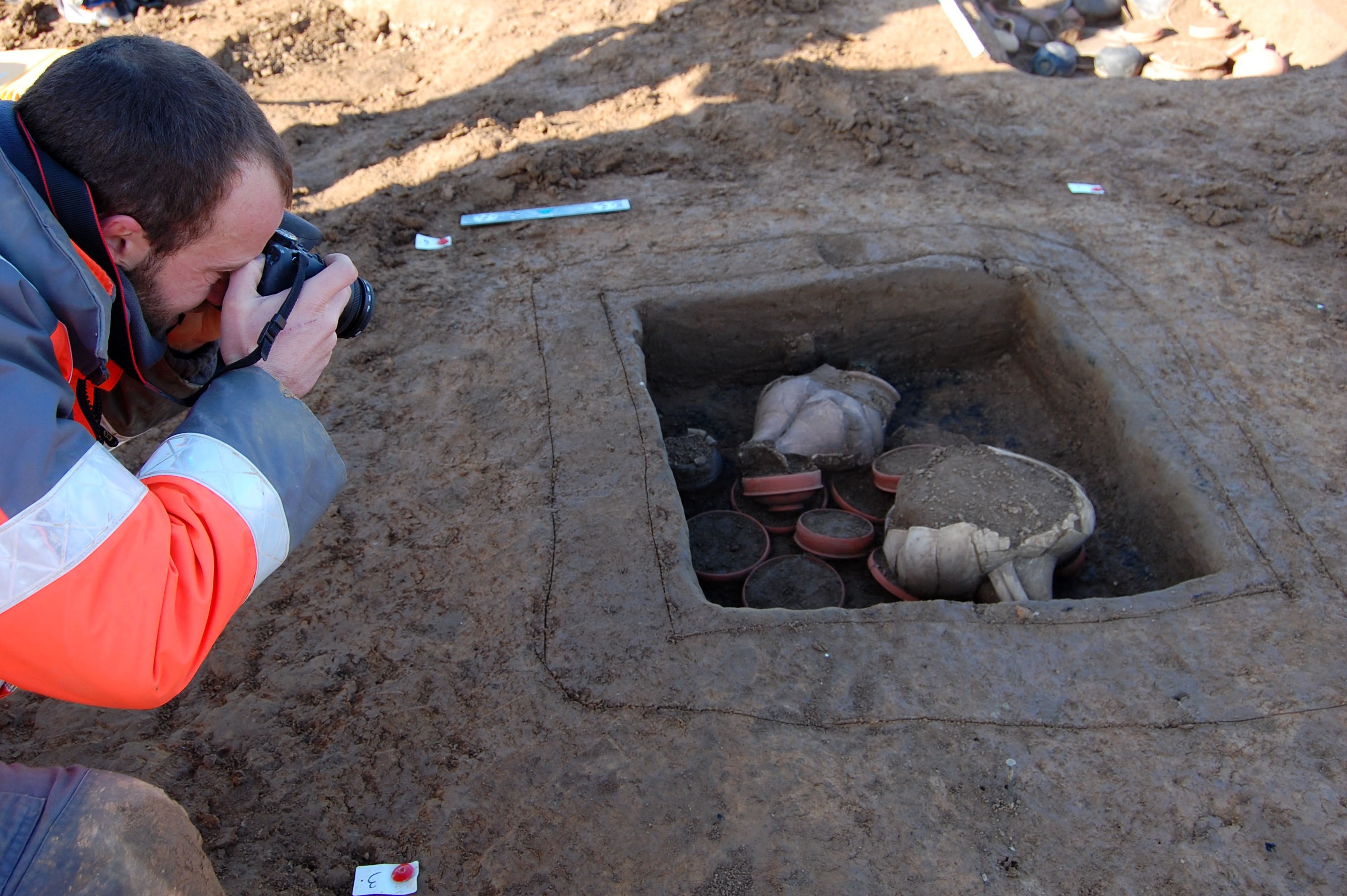 Photogrammétrie d'une tombe