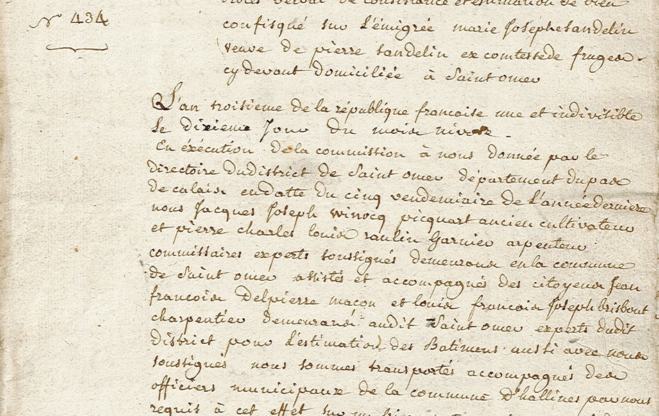 Texte manuscrit retranscrit ci-contre.
