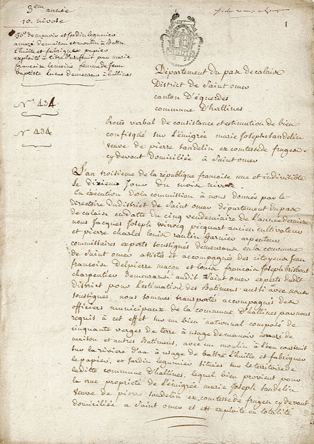 Texte manuscrit retranscrit ci-contre.