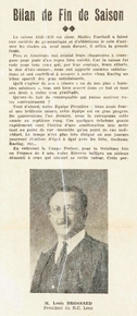 Article monochrome de presse illustré d'un portrait d'homme.